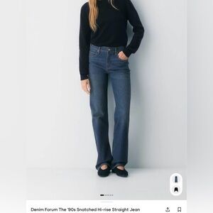 Denim forum 90s snatched high rise